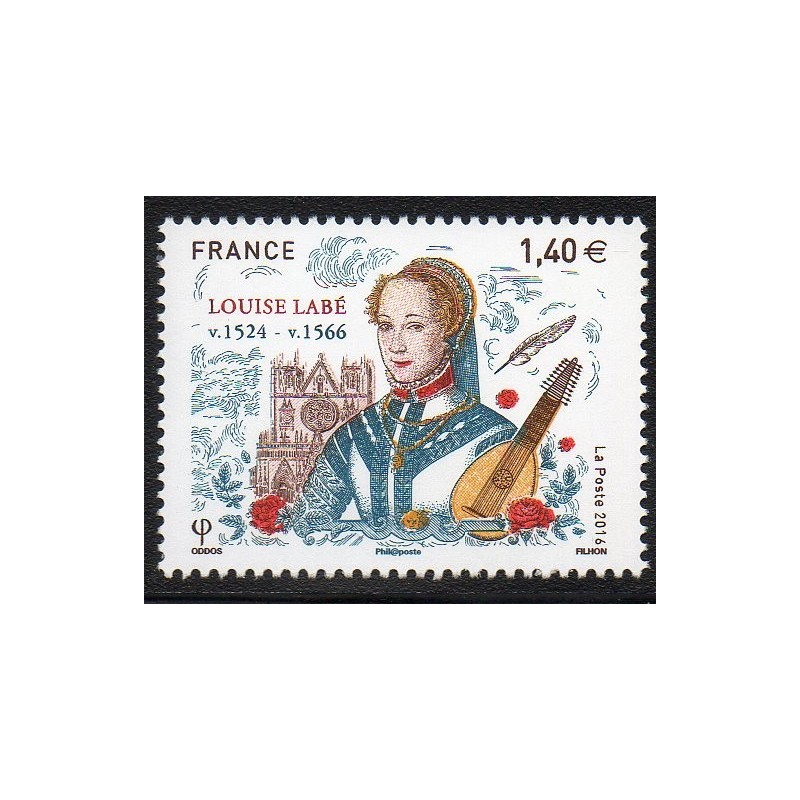 Timbre France Yvert No 5062 Louise Labé
