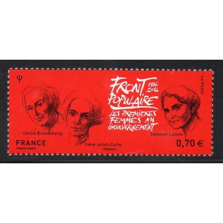 Timbre France Yvert No 5070 Le front populaire