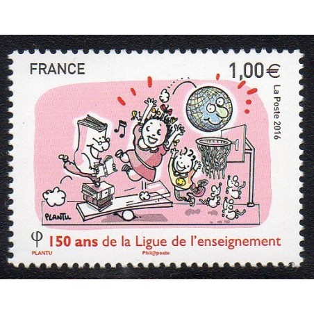 Timbre France Yvert No 5072 Ligue de L'enseignement