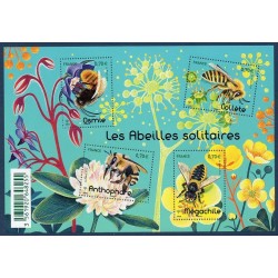 Bloc Feuillet France Yvert F5052 Les abeilles solitaires