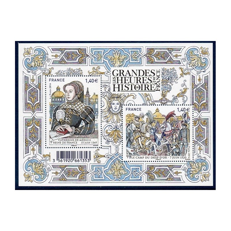 Bloc Feuillet France Yvert F5067 Les grandes heures de l'histoire