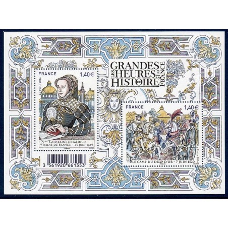 Bloc Feuillet France Yvert F5067 Les grandes heures de l'histoire