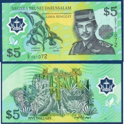 Brunei Pick N°23b, Billet de banque de 5 Ringgit 2002