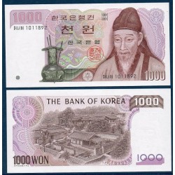 Corée du Sud Pick N°47, Billet de banque de 1000 Won 1983