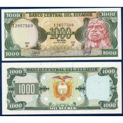 Equateur Pick N°125, Billet de banque de 1000 Sucres 1988