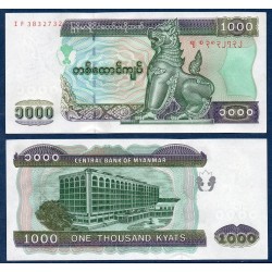 Myanmar, Birmanie Pick N°80, Billet de banque de 1000 Kyats 2004