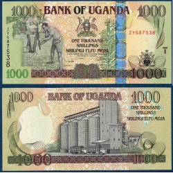 Ouganda P.43c, Neuf, Billet de 1000 Shillings 2008 Silos