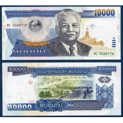 Laos Pick N°35, Billet de banque de 10000 Kip 2002-2008