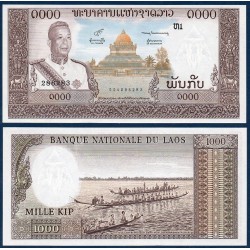 Laos Pick N°14, Billet de banque de 1000 Kip 1963