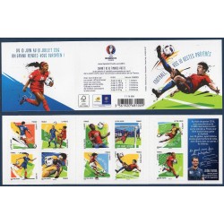 Carnet Commemoratif Yvert No BC1278 geste de footballeurs 2016