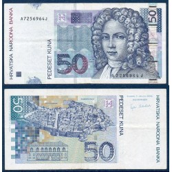 Croatie Pick N°40, Billet de banque de 50 Kuna 2002