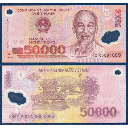 Viet-Nam Nord Pick N°121a, Billet de banque de 50000 dong 2003