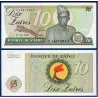 Zaire P.27, Neuf Billet de 10 Zaires 1982 Mobutu jeune