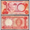 Nigeria P.19a, TB, Billet de 1 Naira 1979-1984 Macaulay