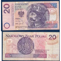Pologne Pick N°174a, Billet de banque de 20 Zlotych 1994