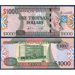 Guyana Pick N°38, Billet de banque de 1000 Dollars 2005-2009