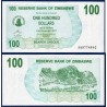 Zimbabwe Pick N°42, Billet de banque de 100 Dollars 2006