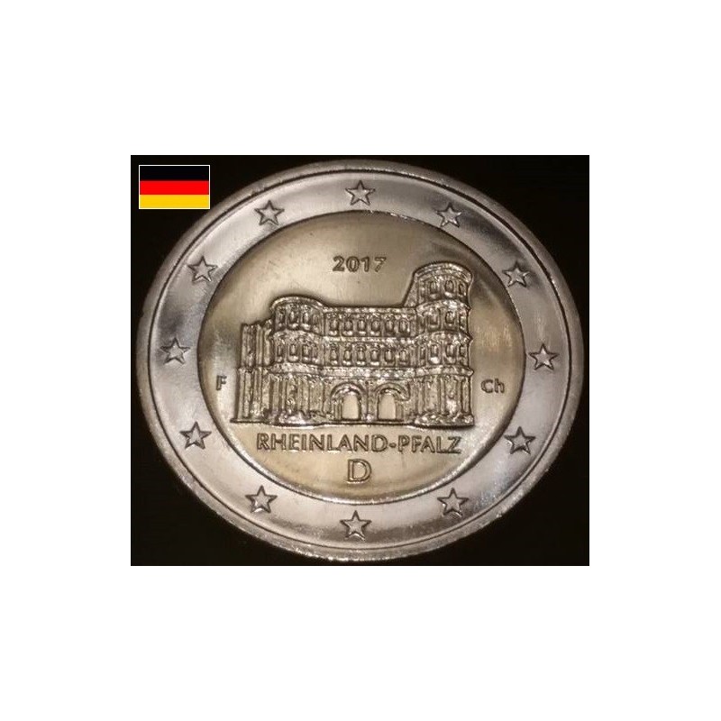 2 euros commémorative Allemagne2017 Lander Rheinland Pfalz