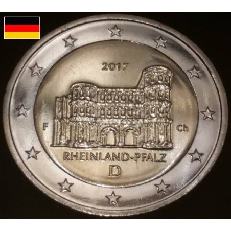 2 euros commémorative Allemagne2017 Lander Rheinland Pfalz