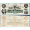 Etats Confédérés Rhode Island Bank Of America, Billet de banque de 1 dollar