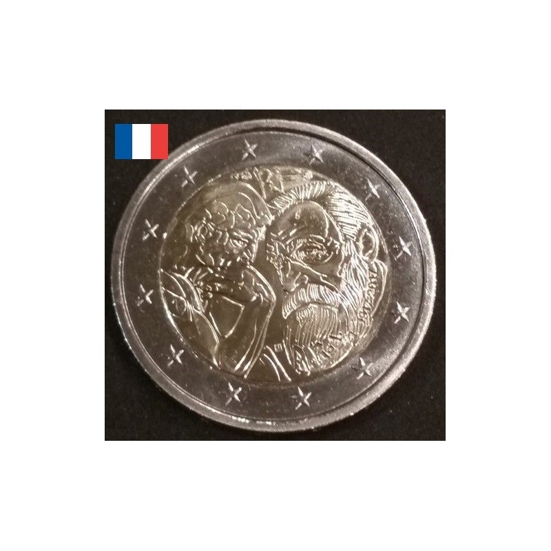 2 euros commémorative France 2017 Auguste Rodin