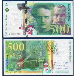 500 Francs Pierre et Marie Curie TTB+ 1994 Billet de la banque de France