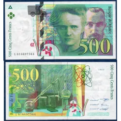 500 Francs Pierre et Marie Curie TTB+ 1994 Billet de la banque de France