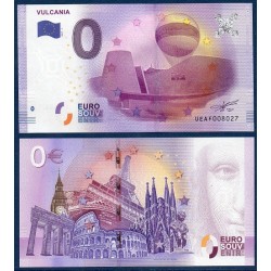 Billet souvenir Vulcania 0 euro touristique 2017 le Ballon
