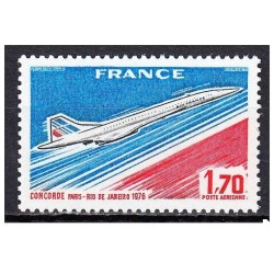 Timbre France Poste Aérienne Yvert 49 Mise en service commercial du Concorde