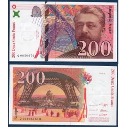 200 Francs Eiffel SUP 1996 Billet de la banque de France