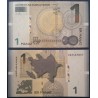 Azerbaïdjan Pick N°31a, Billet de banque de 1 Manat 2009
