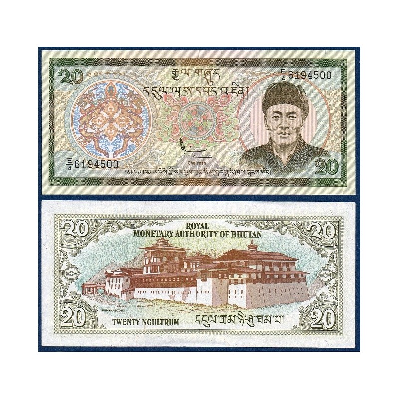 Bhoutan Pick N°23 Billet de banque de 20 Ngultrum 2000