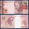 Bresil Pick N°254a, Billet de banque de 10 reais 2010