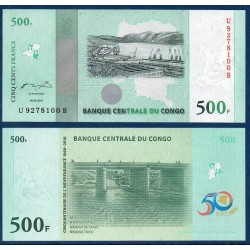 Congo Pick N°100, Billet de banque de 500 Francs 2010