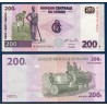 Congo Pick N°95a, Billet de banque de 200 Francs 2000
