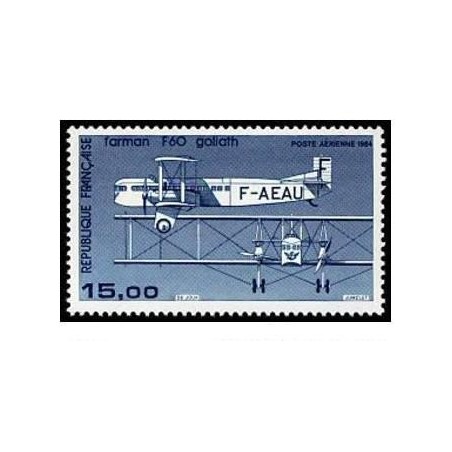 Timbre France Poste Aérienne Yvert 57 Avion bimoteur Farman F60 Goliath