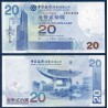 Hong Kong Pick N°335f, Billet de banque de 20 dollars 2009