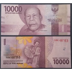 Indonésie Pick N°157a, Billet de banque de 10000 Rupiah 2016