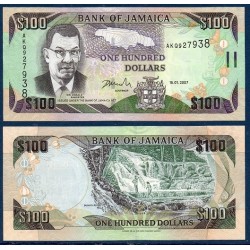 Jamaique Pick N°84, Billet de banque de 100 dollars 2005-2011