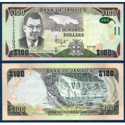 Jamaique Pick N°new100, Billet de banque de 100 dollars 2016