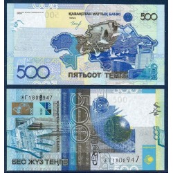 Kazakhstan Pick N°29A, Billet de banque de 500 Tenge 2017