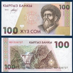 Kirghizistan Pick N°12 Billet de banque de 100 som 1994