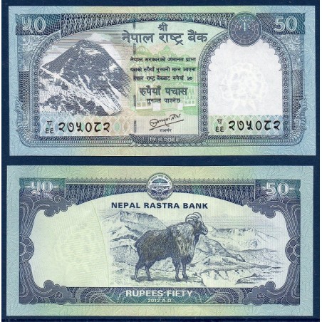 Nepal Pick N°72, Billet de banque de 50 rupees 2012