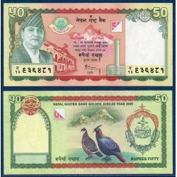 Nepal Pick N°52, Billet de banque de 50 rupees 2005