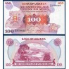 Ouganda P.19b, Neuf, Billet de 100 Shillings 1982 Paysage
