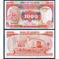 Ouganda Pick N°26, Billet de banque de 1000 Shillings 1986