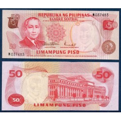 Philippines Pick N°151a, Billet de banque de 50 Piso 1970