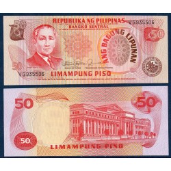 Philippines Pick N°163c, Billet de banque de 50 Piso 1978
