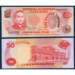 Philippines Pick N°163c, Billet de banque de 50 Piso 1978