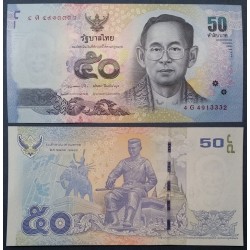 Thaïlande Pick N°119, Billet de banque de banque de 50 Bath 2010-2015